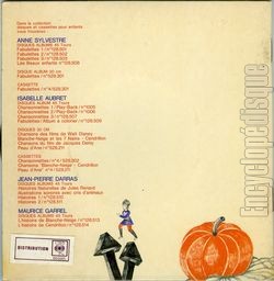 [Pochette de Cendrillon (Maurice GARREL) - verso]