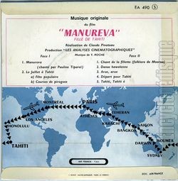 [Pochette de Manureva, fille de Tahiti (B.O.F.  Films ) - verso]
