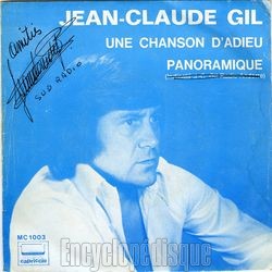 [Pochette de Une chanson d’adieu (Jean-Claude GIL)]