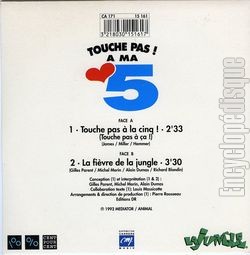 [Pochette de Touche pas  ma 5 ! (T.V. (Tlvision)) - verso]
