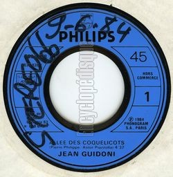 [Pochette de Alle des coquelicots (Jean GUIDONI)]