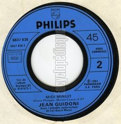 [Pochette de Alle des coquelicots (Jean GUIDONI) - verso]