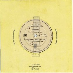 [Pochette de La chance (Paul PERSONNE) - verso]
