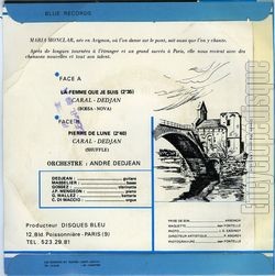 [Pochette de La femme que je suis (Maria MONCLAR) - verso]