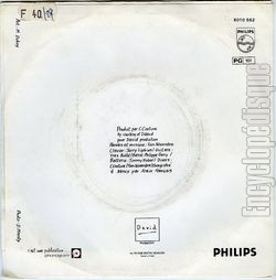 [Pochette de Je cherche mon scoubidou (Tom NOVEMBRE) - verso]