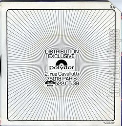 [Pochette de Pile ou face (BONNE AVENTURE) - verso]