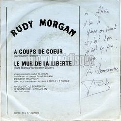 [Pochette de  coups de cœur (Rudy MORGAN) - verso]