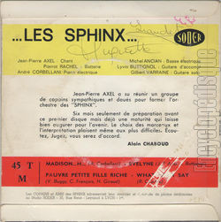 [Pochette de Madison…H… (Les SPHINX) - verso]