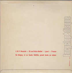 [Pochette de It’s been blue (Les SPHINX) - verso]
