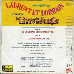 [Pochette de Le livre de la jungle (LAURENT et LORRAIN) - verso]