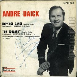 [Pochette de Hypnose danse ! (Andr DACK) - verso]