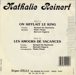 [Pochette de On sifflait le King (Nathalie REINERT) - verso]