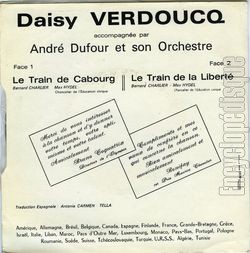 [Pochette de Le train de Cabourg (Daisy VERDOUCQ) - verso]