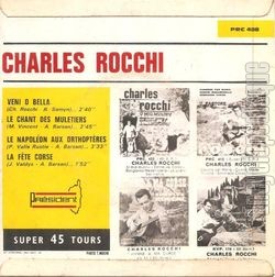 [Pochette de Veni o bella (Charles ROCCHI) - verso]