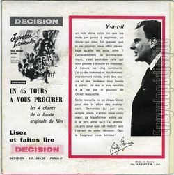 [Pochette de Jeunesse insoumise - Billy Graham s’adresse aux jeunes (B.O.F.  Films ) - verso]