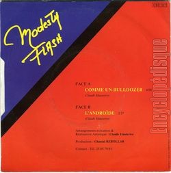 [Pochette de L’androde (Modesty FLASH) - verso]