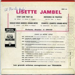 [Pochette de C’est loin tout a (Lisette JAMBEL) - verso]