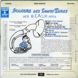 [Pochette de Un tout petit pantin (La FANFARE DES SAINTS-PRES "des Beaux Arts") - verso]