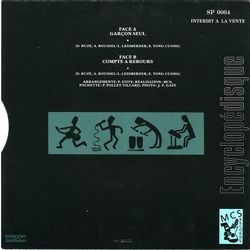[Pochette de Garon seul (nouveau mix) (BOY) - verso]