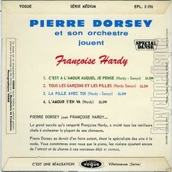 [Pochette de C’est  l’amour auquel je pense (Pierre DORSEY) - verso]