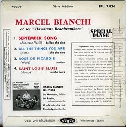 [Pochette de September song (Marcel BIANCHI) - verso]