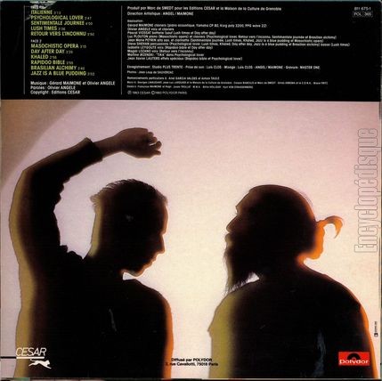 [Pochette de Faux-semblants (ANGEL/MAIMONE ENTREPRISE) - verso]