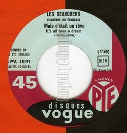 [Pochette de Les SEARCHERS  Chantent en franais  (Les FRANCOPHILES) - verso]