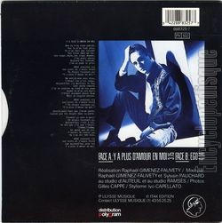 [Pochette de Y’a plus d’amour en moi (Philippe COHEN) - verso]