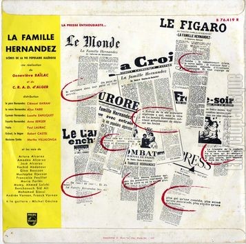 [Pochette de La famille Hernandez (La FAMILLE HERNANDEZ) - verso]