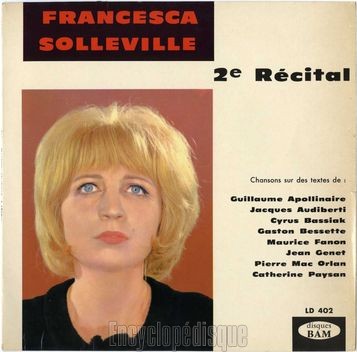 [Pochette de 2 rcital (Francesca SOLLEVILLE)]