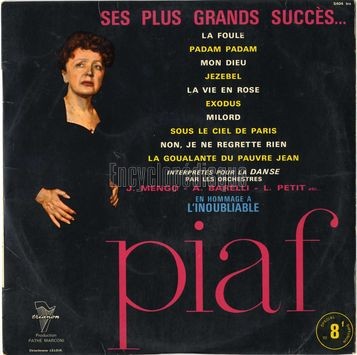 [Pochette de Dansez avec les plus grands succs d’dith Piaf (COMPILATION)]