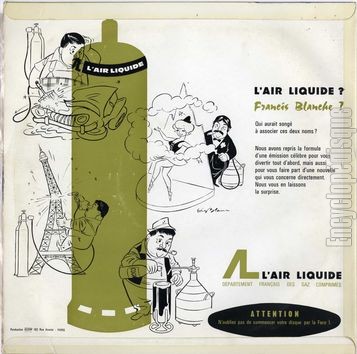 [Pochette de Bonjour l’Air Liquide (Francis BLANCHE) - verso]
