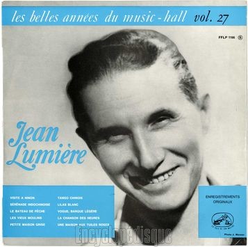 [Pochette de Les belles annes du music-hall vol. 27 (Jean LUMIRE)]