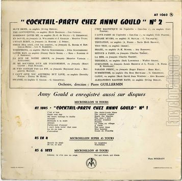 [Pochette de Cocktail party chez Anny Gould - n 2 - (Anny GOULD) - verso]