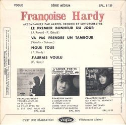 [Pochette de Le premier bonheur du jour (Franoise HARDY) - verso]