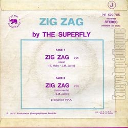 [Pochette de Zig zag (The SUPERFLY) - verso]