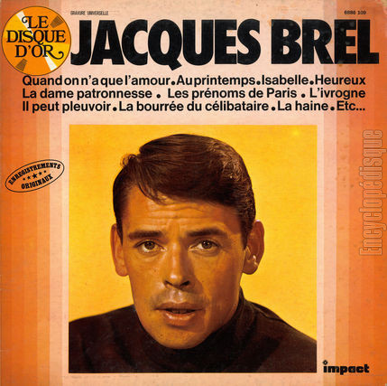 [Pochette de Le disque d’or (Jacques BREL)]