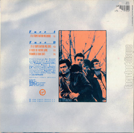 [Pochette de Et le temps n’attend pas (Les INNOCENTS) - verso]