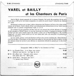 [Pochette de La grande Coco (VAREL ET BAILLY ET LES CHANTEURS DE PARIS) - verso]