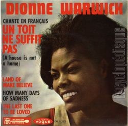 [Pochette de Dionne WARWICK -  Un toit ne suffit pas  (Les FRANCOPHILES)]
