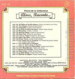 [Pochette de le mystrieuse (JEUNESSE) - verso]