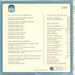 [Pochette de Rondes n 4 (JEUNESSE) - verso]
