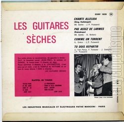 [Pochette de Chante allluia (Les GUITARES SCHES) - verso]
