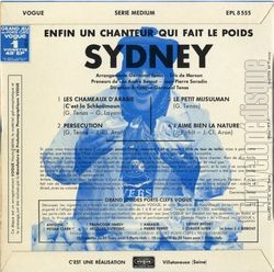 [Pochette de Les chameaux d’Arabie (SYDNEY) - verso]