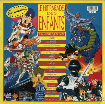 [Pochette de Le hit-parade des enfants (COMPILATION) - verso]