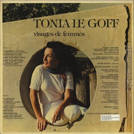 [Pochette de Visages de femmes (Tonia LE GOFF) - verso]