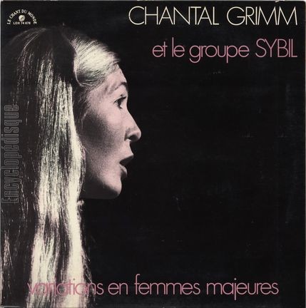 [Pochette de Variations en femmes majeures (Chantal GRIMM)]