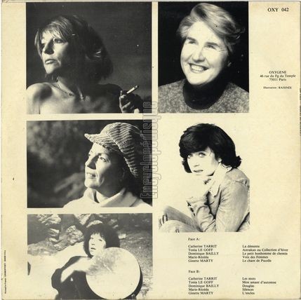 [Pochette de Chanson de femme (COMPILATION) - verso]