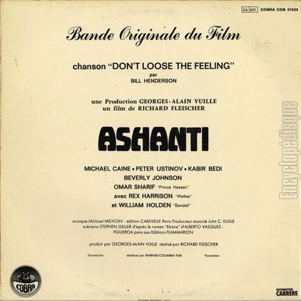 [Pochette de Ashanti (B.O.F.  Films ) - verso]