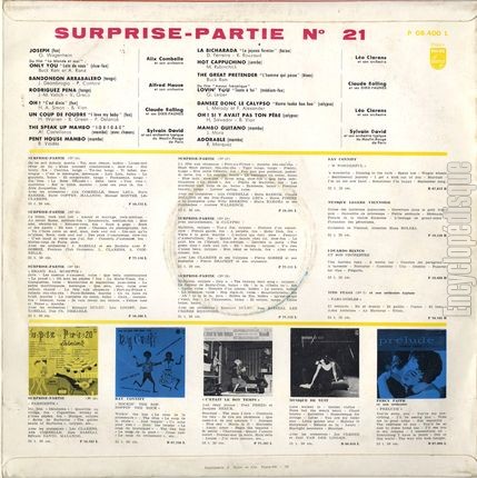 [Pochette de Surprise-partie n 21 - Chez Wanda - (SURPRISE-PARTIE) - verso]